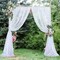 10x10 Ft White Backdrop Curtain – Soft Wrinkle-Free Fabric Photography Background, 2 Panels for Wedding, Party & Event Decoration